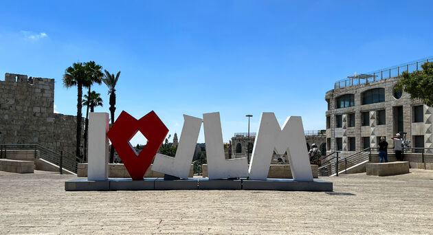 Plek voor fotografen, influencers en selfies: I Love Jeruzalem