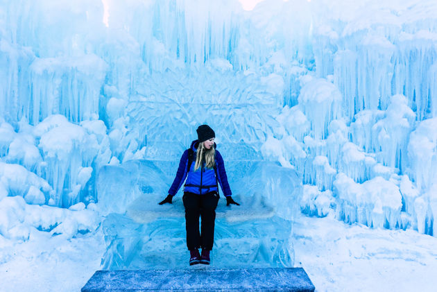 Ice Castles in Edmonton