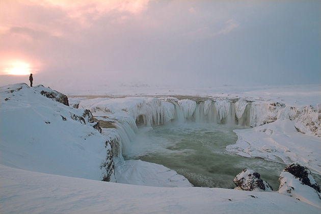 IJsland wordt n\u00f3g mooier wanneer alles wit besneeuwd is!
