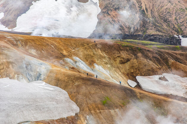 De Laugavegur Route is een van de `must do` wandeltochten ter wereld