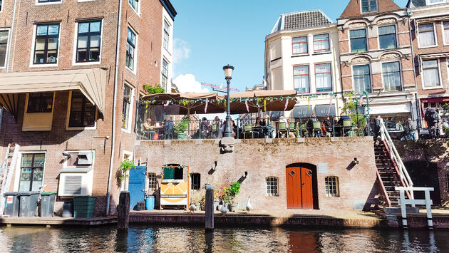 De gracht tussen Lijnmarkt en Oudegracht