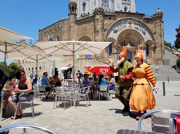 Sprookjesfiguren bij Tibidabo