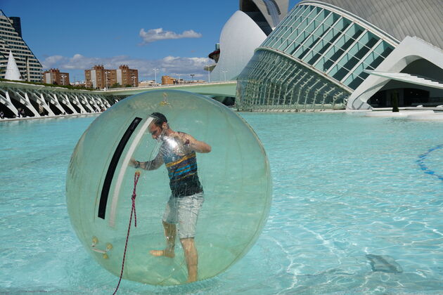 Spelen met de elementen op het water
