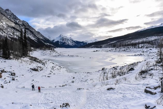 Zo mooi is Medicine Lake in de winter