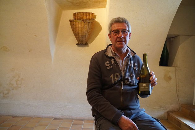 Jean-Marc Crochet trots op zijn Sancerre wijnen
