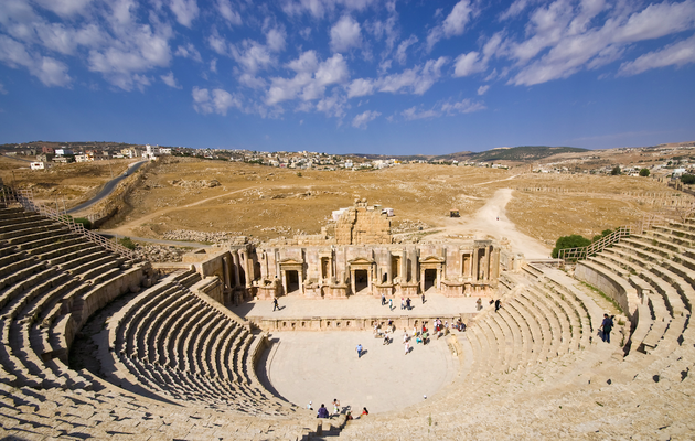 De indrukwekkende oude stad Jerash