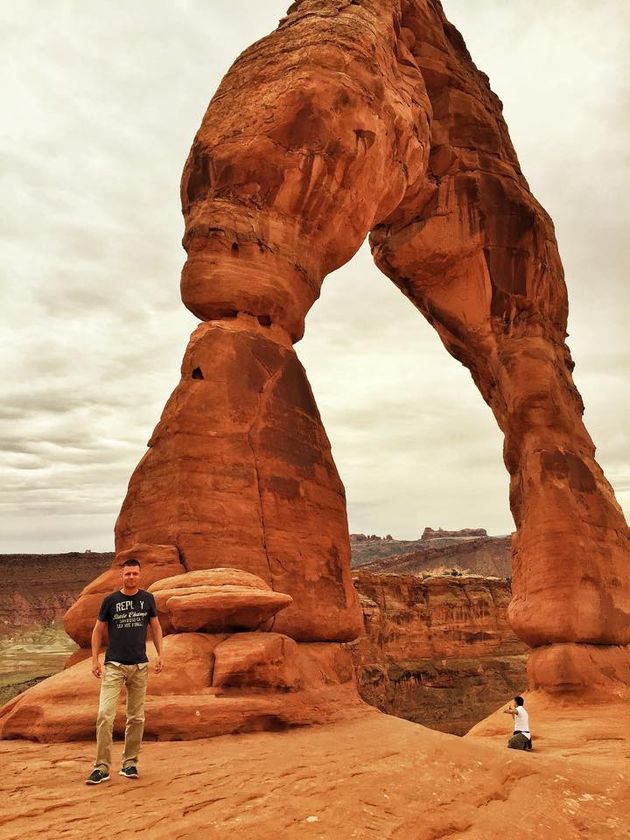 Na een lekker stukje hiken kom je uit bij Delicate Arch.