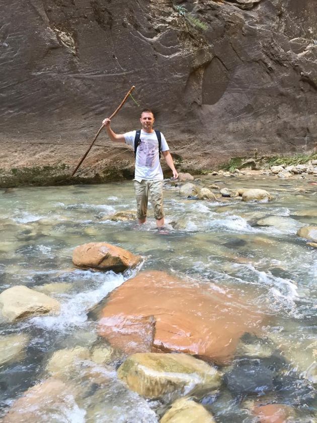 Hiking the narrows in Zion: een must do in Utah!