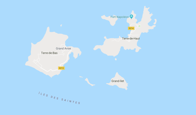 Deze eilanden vormen samen de eilandengroep Les Saintes