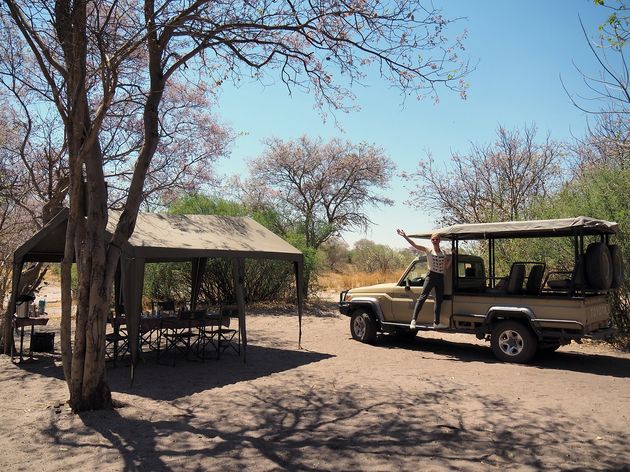 Een mobiele safari is een betaalbare manier om door Botswana te reizen.