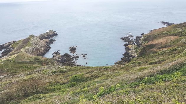 Schitterend uitzicht op de kust van Guernsey