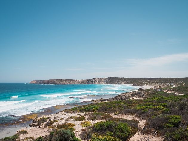 Het schitterende Pennington Bay in het oosten van Kangaroo Island: hier wil je toch naartoe?