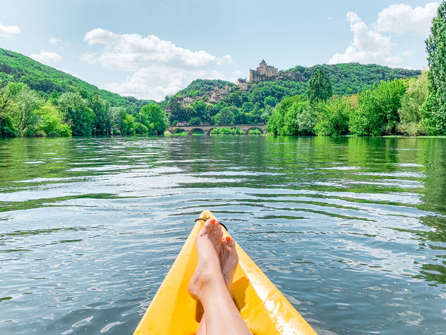 Ook kano\u00ebn op de Dordogne: ga voor de route van Vitrac naar Beynac