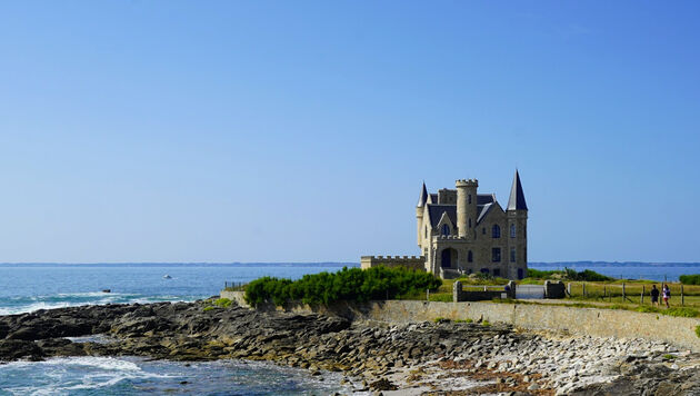 Het iconische Kasteel Turpault, bekend als het kasteel van de zee