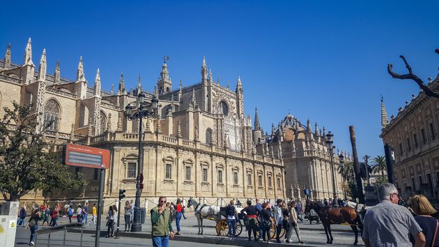 De indrukwekkende gotische Kathedraal van Sevilla