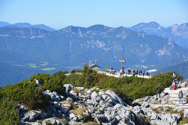 Een bezoekje aan de Beghof, of het Kehlsteinhaus, op 1834 meter levert prachtige vergezichten op.