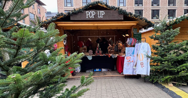 Nieuw concept, Pop-Up kerstkraampjes