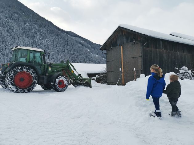 Op de vakantieboerderij in Zuid Tirol