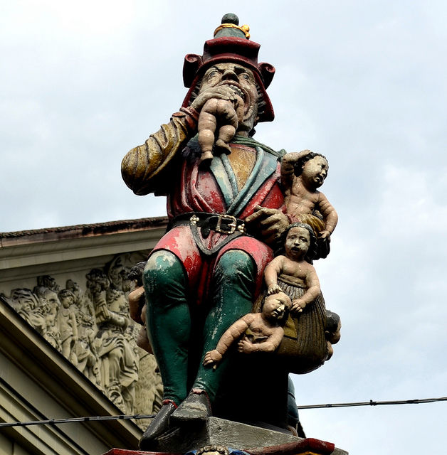 Kindlifresserbrunnen, de reus die kinderen eet