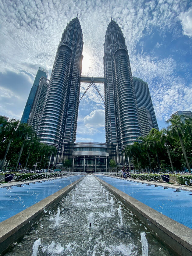Het boegbeeld van Kuala Lumpur, de Petronas Twin Towers