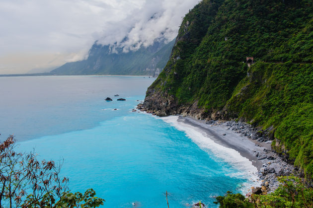 De oostkust van Taiwan