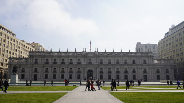 La Moneda, bekend van o.a. de Chileense staatsgreep op 11 sept. 1973