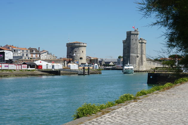 La Velodyssee vertrekt net als de boten vanaf de haven van La Rochelle