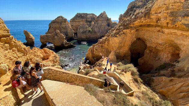 Het populaire Ponta da Piedade, ten zuiden van Lagos