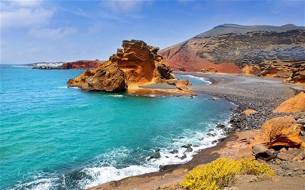 Het is heerlijk op het prachtige eiland Lanzarote in de winter