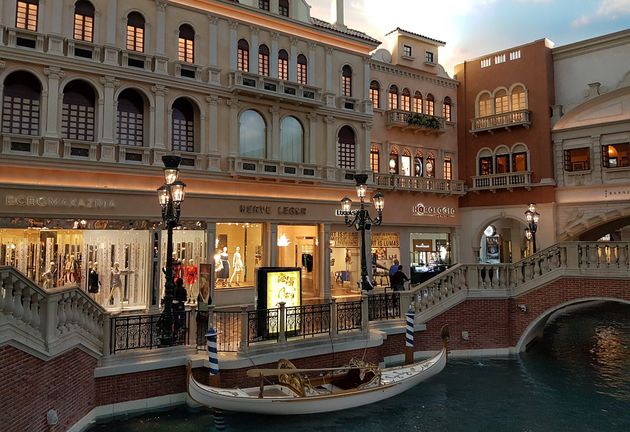 De onwerkelijke wereld van the Venetian
