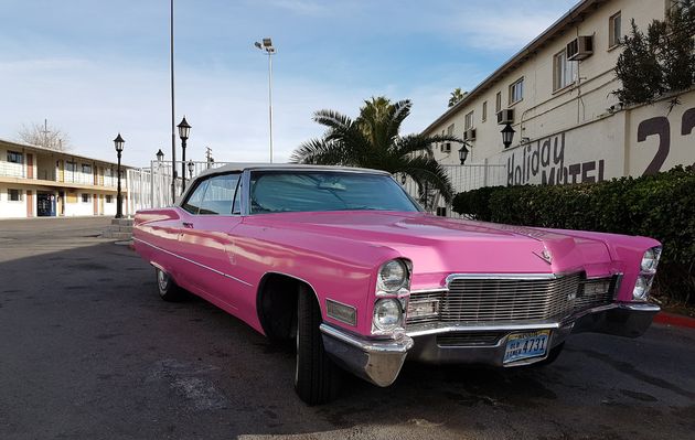 Trouwen in een Pink Cadillac