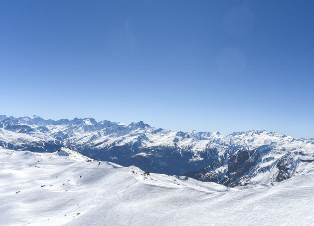 Fantastisch uitzicht in Les Deux Alpes door de hoge ligging