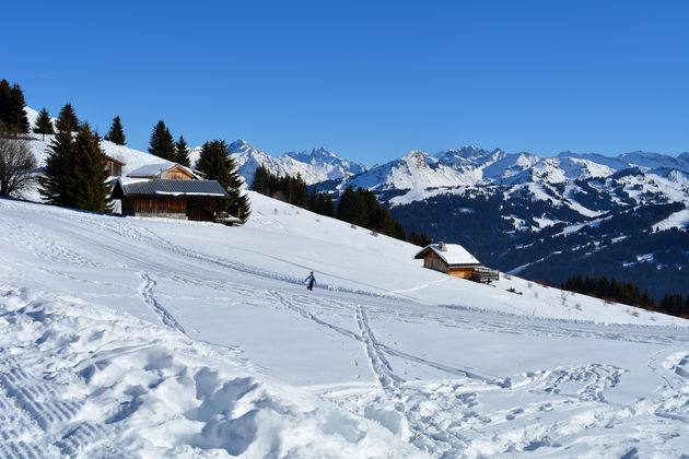 Prachtige uitzicht vanuit Les Gets