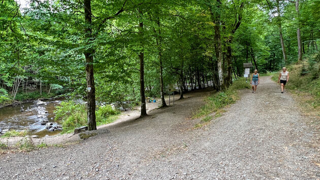 De rivier de Lesse bij Daverdisse