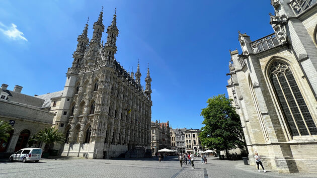 Het mooie stadhuis van Leuven