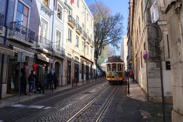 Trammetjes maken het straatbeeld van de stad