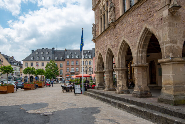 Het gezellige plein van Echternach