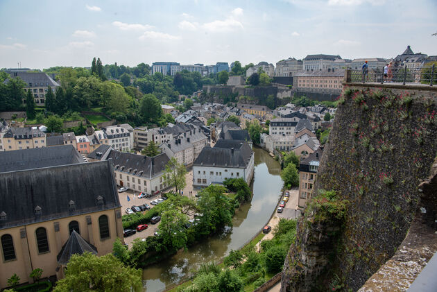 De prachtige hoofdstad van Luxemburg