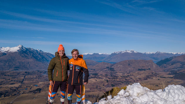 Maarten samen met teammaatje Steffan Winkelhorst