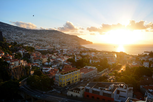 En als bonus: een prachtige zonsondergang op Madeira!