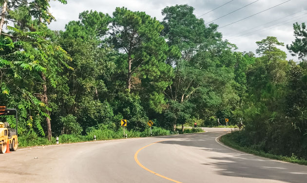 Om in Pai te komen neem je ook een deel van de Mae Hong Son Loop, een schitterende route!