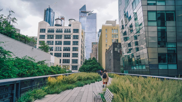 De madness van New York, afgewisseld door de rust tussen de wolkenkrabbers