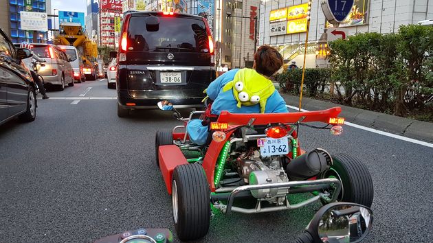 Real Life Mario Kart in Tokyo