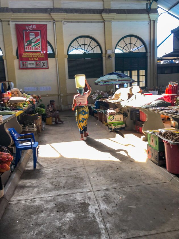 De markt in Maputo