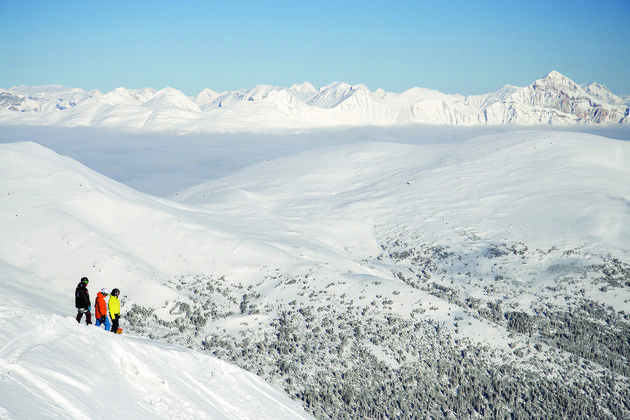 Weidse uitzichten in Marmot Basin