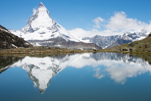 De mooiste berg van Zwitserland: de Matterhorn met de opvallende top