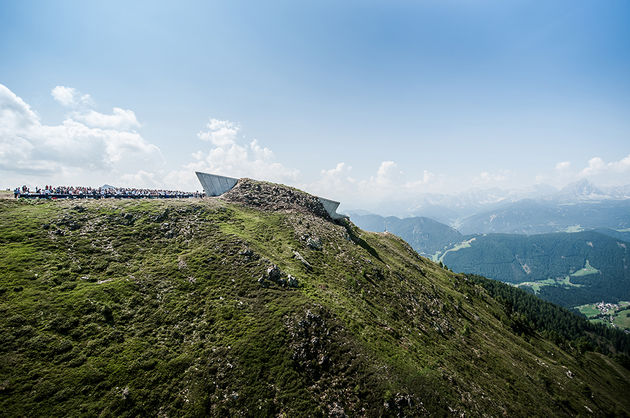 Boven op de berg, een unieke locatie voor een bergmuseum