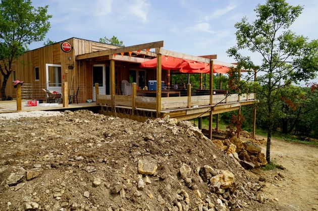 Het nieuwe restaurant La Terrasse bij Moncalou wat vanaf deze zomer het hele jaar geopend is
