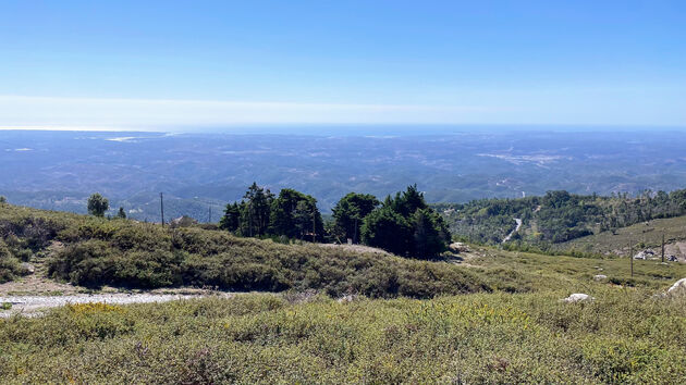 Panorama beeld vanaf de Monchique