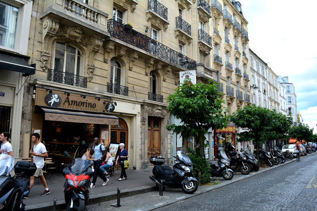 Gezellig straatje in Montmartre